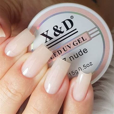 Gel X D Pink Nude G Led Uv Unhas Fibra Xd Acrigel Alongamento Xed Shopee Brasil