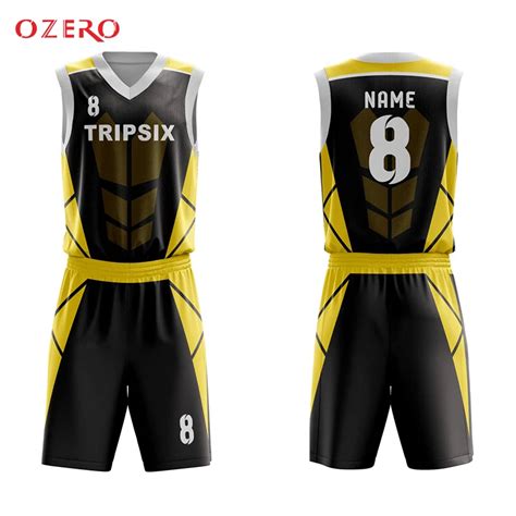 custom basketball jersey black and yellow, basketball jersey yellow ...