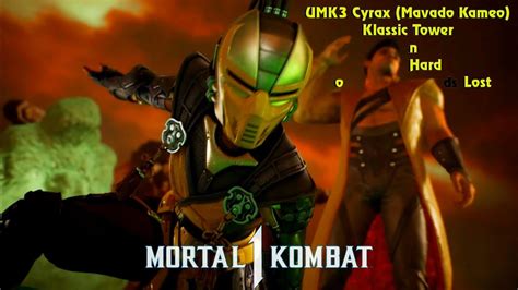 Mortal Kombat Umk Cyrax Mavado Kameo Klassic Tower On Very Hard