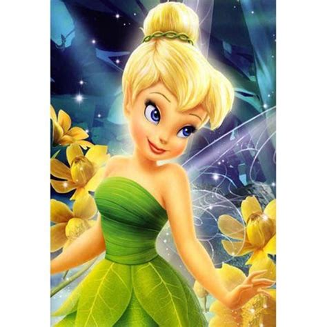 Peinture De Diamant D Yeesam Art La F E Clochette Disney X Cm