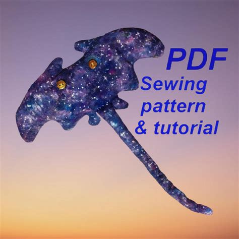 Stingray Plush Sewing Pattern And Tutorial Pdf Galaxy Stingray Inspire Uplift