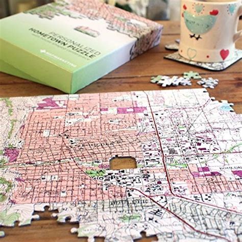 Personalized 'My Hometown' Map Jigsaw Puzzle | Last-Minute Gifts 2018 ...