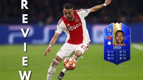 FIFA 19 TOTS 96 RATED HAKIM ZIYECH KEEM PLAYER REVIEW YouTube