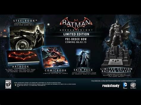 Batman Arkham Knight Limited Edition Unboxing Youtube