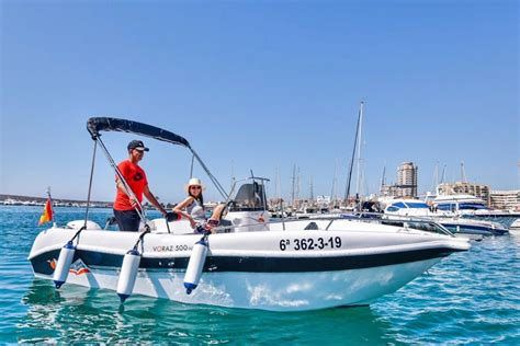 Alquiler De Barco Sin Licencia En FUENGIROLA Hasta 6 Pax