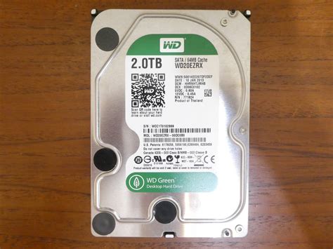 Yahoo オークション WD Green WD20EZRX 2TB HDD 使用時間 6099H 正常