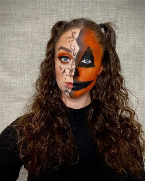 22 Pumpkin Makeup Ideas For Halloween Inspired Beauty