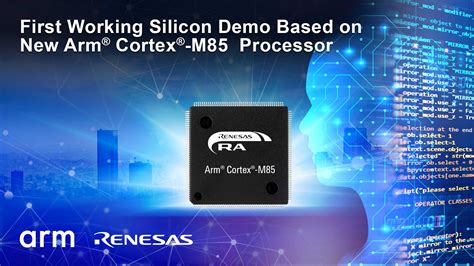 Renesas Will Demonstrate The First Working Silicon Based On The