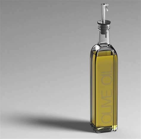 3d Renders Of Oil Bottle 2013 Behance