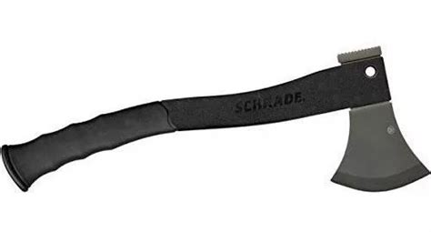 Schrade Scaxe2l Hacha De Supervivencia Con Mango Negro Meses Sin