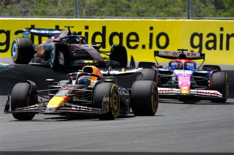 La Jornada Checo Pérez tercer lugar en el sprint race del GP de Miami