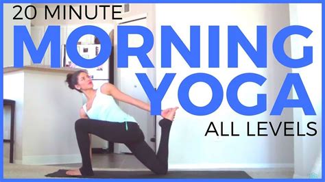 20 Minute Morning Yoga Routine Sarahbethyoga Youtube