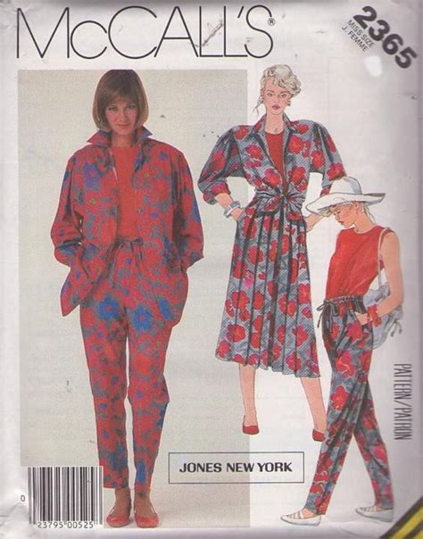 Momspatterns Vintage Sewing Patterns Mccalls 2365 Vintage 80s Sewing Pattern Mix And Match