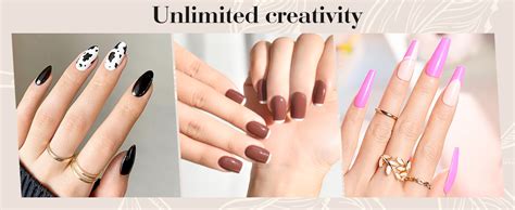 Amazon CANNI CC Pcs ML Hema Free Gel Nail Polish Set Black Pink Nude Red Blue Green