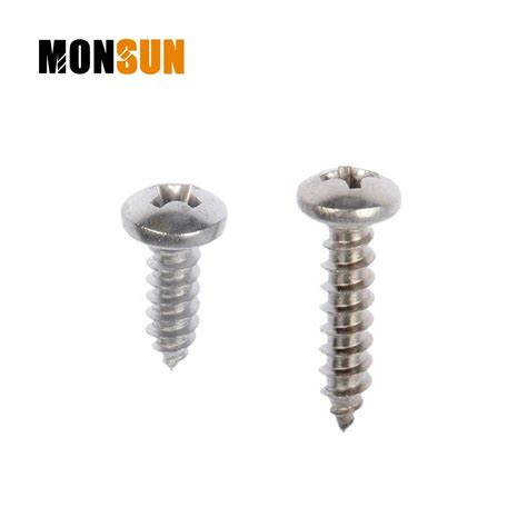 Stainless Steel Phillips Cross Recess Pan Head Self Tapping Screw Sheet