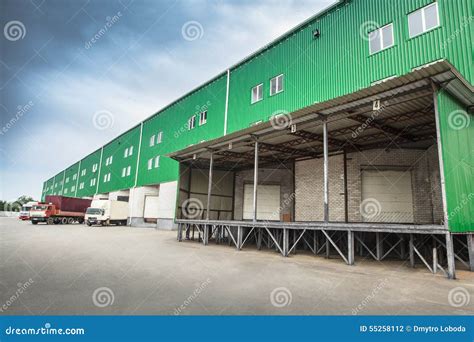 Dock Warehouse Stock Photo - Image: 55258112