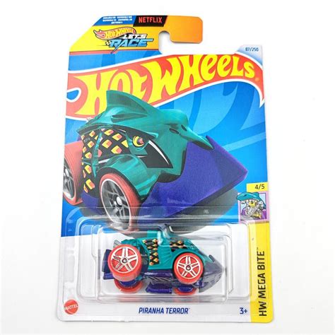 Машинка коллекционная Mattel Hot Wheels 2024 C4982 PIRANHA TERROR купить с доставкой по