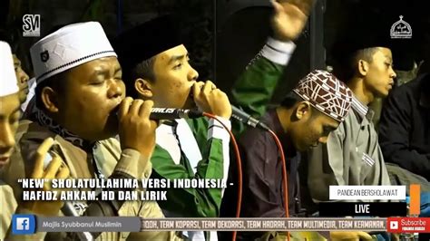 NEW SHOLATULLAHIMA VERSI INDONESIA HAFIDZ AHKAM SYUBBANUL