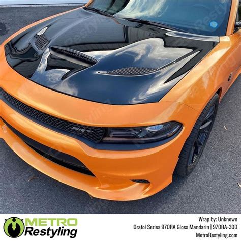 Orafol Ra Gloss Mandarin Vinyl Wrap Ra Vinyl Wrap Car