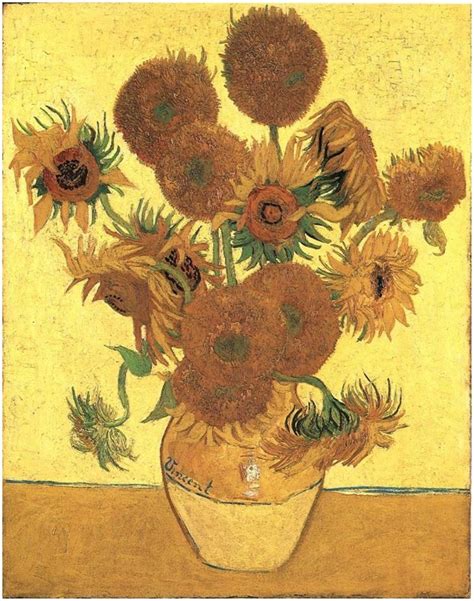 Sunflowers Paintings | Van Gogh Gallery