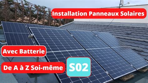 installation panneaux solaire avec batterie soi même de A a Z partie2