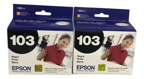 Pack Duo Cartucho Epson Bk T Nuevo Y Facturado