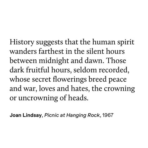 Joan Lindsay Picnic At Hanging Rock Rock Quotes Quote Aesthetic