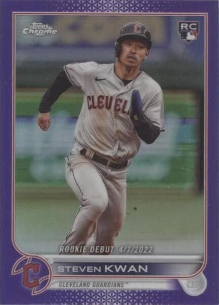 2022 Topps Chrome Update Series Rookie Debut Purple Refractor USC178