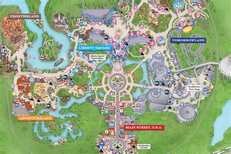 Printable Disneyland Park Map - Printable Word Searches