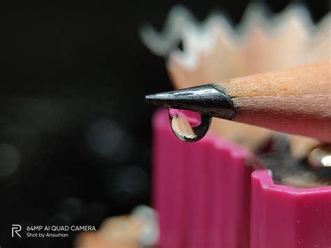 Pencil Macro Photography With Prosumer Nikon L810 Realme X2 Pro