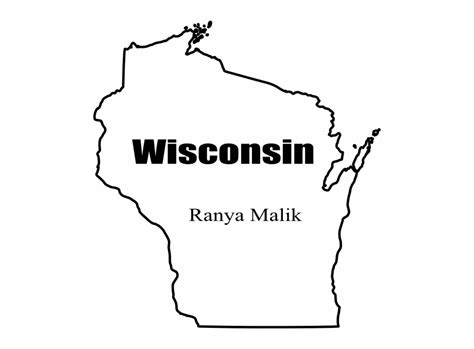 Wisconsin Outline Vector at Vectorified.com | Collection of Wisconsin ...