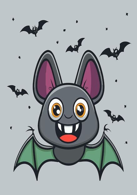 Premium Vector Halloween Vampire Bat 2d Vector Designs