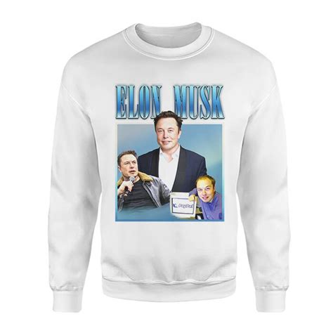 Elon Musk Homage Sweatshirt Men S Casual Sweater Vintage S Style