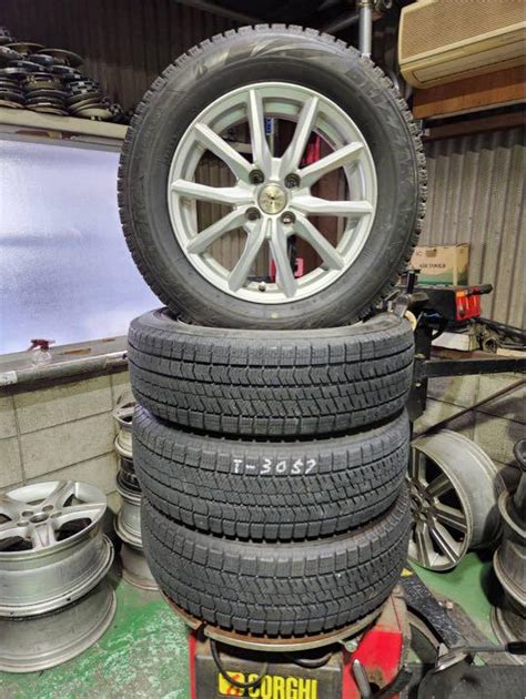 185 65r15 スタッドレス アルミホイール付4本セット