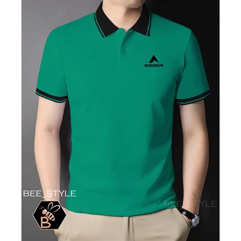 Jual Polo Shirt Pria Kombinasi Kaos Polo Shirt Pria Kerah Kombinasi