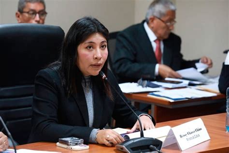 Betssy Chávez Testimonios Confirmarían Su Participación En El Golpe De Pedro Castillo