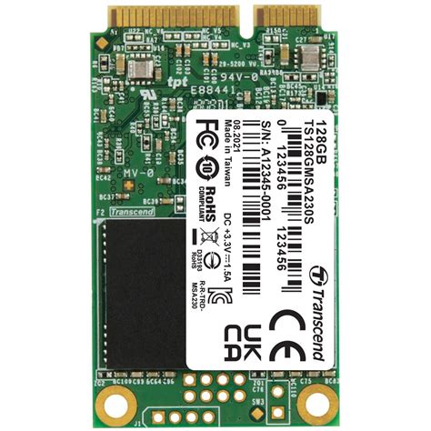 Transcend 128GB MSATA SSD 230S TS128GMSA230S B H Photo Video