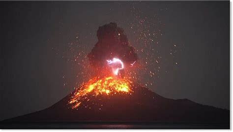 Indonesian Volcano Krakatau Erupts Spewing Kilometres Of Ash Into