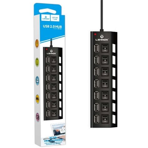 Hub Usb Extensor 7 Portas 2 0 Interruptor Lehmox Ley 02 Shopee