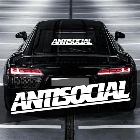 Adet Antisosyal Jdm Tarz Kartmalar Ve Kartmalar Su Vinil Su Ge Irmez