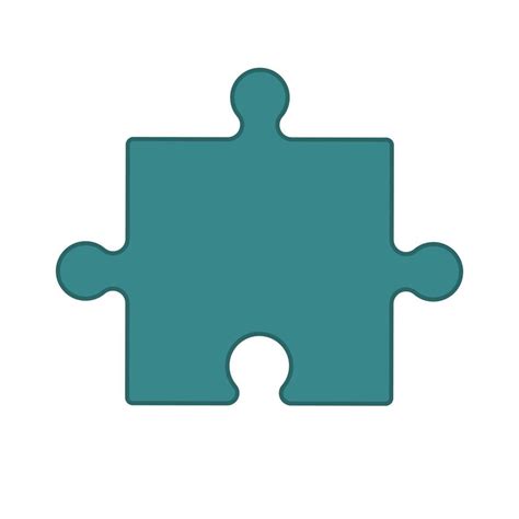 jigsaw puzzle piece vector