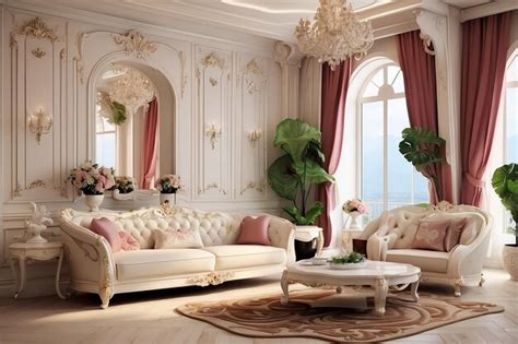 Premium AI Image | Classic interior design of a living room