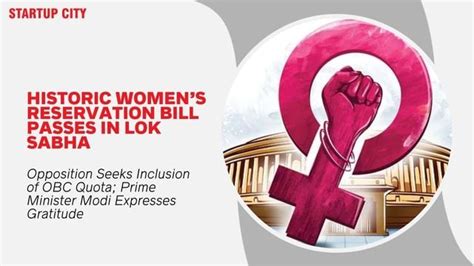 Womens Reservation Bill Passes In Lok Sabha