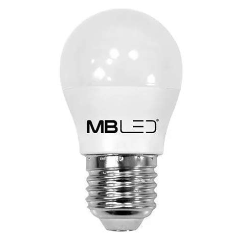 6 Lâmpadas Led Mbled Bolinha 5w Bivolt Branca Morna 3000k Frete grátis