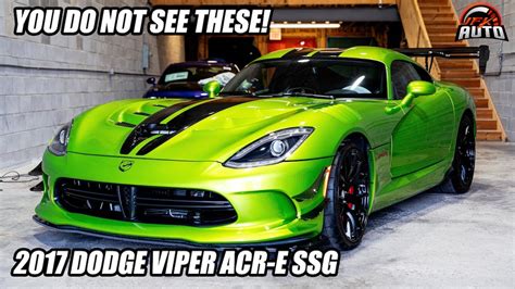 Snakeskin Green Edition Dodge Viper Gtc Acr Extreme With Miles