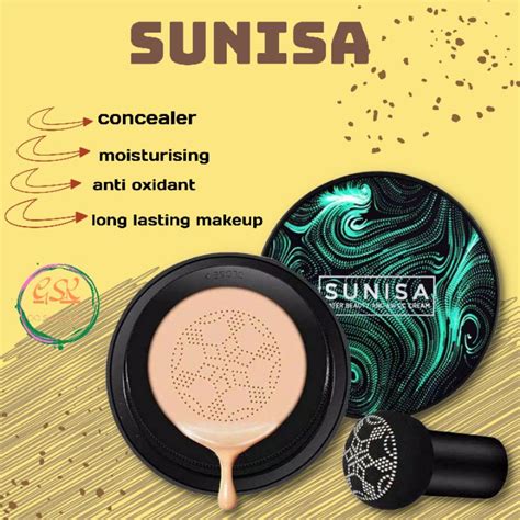 Jual Sunisa Mushroom Head Air Cushion Cc Cream Waterproof Termurah