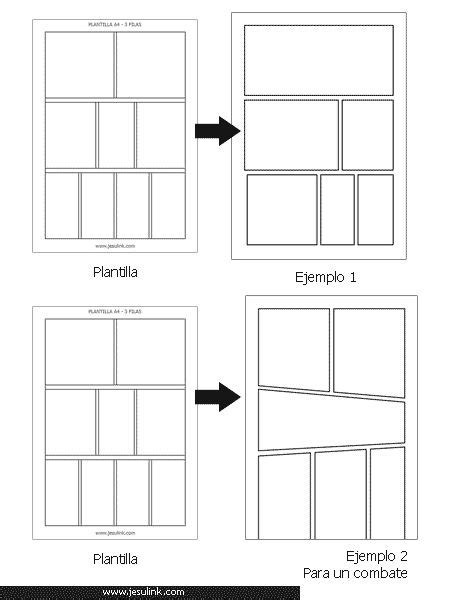 Taller De Manga Vi Etas I Comic Layout Comic Book Template