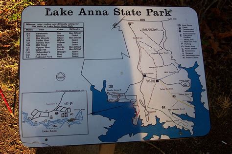 Trail Map For Lake Anna State Park Taken At Latitudelongi Flickr