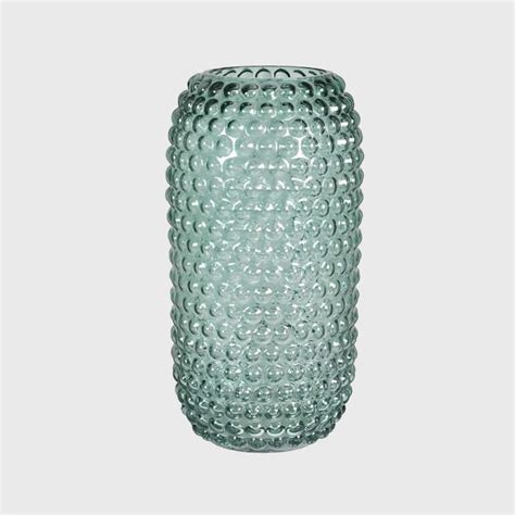 Green Glass Bobble Vase Barker And Stonehouse