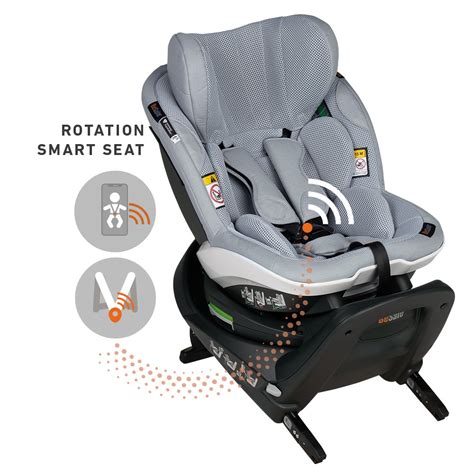 BeSafe iZi Turn M i-Size, Peak Mesh, siva - NajNaj.eu